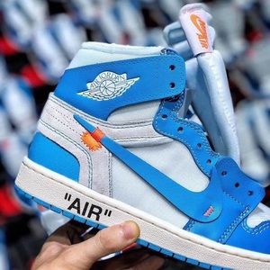 Air Jordan 1 University Blue x OW